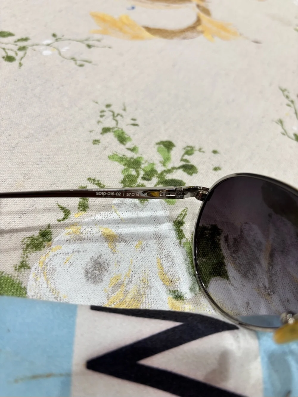 Toms Silver Frame Sunglasses with Black Gradient Lenses